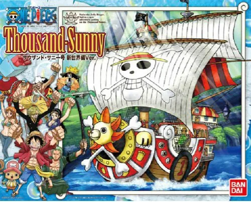 Vista 2 de Barco de una pieza "Thousand Sunny", versión New World Kit de modelo de plástico