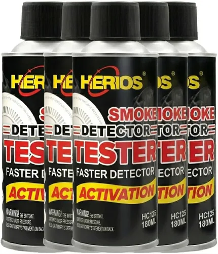 Vista 4 de HERIOS - Detector de humo para alarma de incendios, 6.1 fl oz, prueba rápida, sin manchas