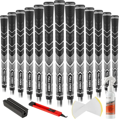 Vista 16 de Rubber Golf Grips 13 Pack, High Traction, Non-Slip, Advanced Texture, Choose from 13 Grips or 13 Grips with Regripping Kit, Standard/Mid/Jumbo