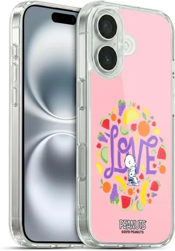 Vista 105 de Head Case Designs Funda de gel suave con licencia oficial de Peanuts Charlie y Snoopy Naturally Sweet compatible con Apple iPhone 7 Plus/iPhone 8