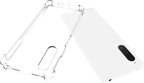 Vista 3 de USTIYA Caso para Sony Xperia 10 IV Clear TPU cuatro esquinas cubierta protectora transparente suave funda