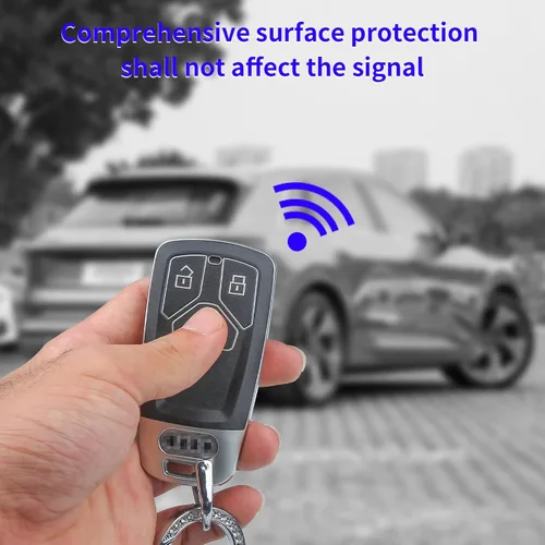Vista 6 de Funda para llave de Audi, TPU suave especial compatible con Audi A3 A4 A6 Q5 Q7 TT SQ5 R8 S5