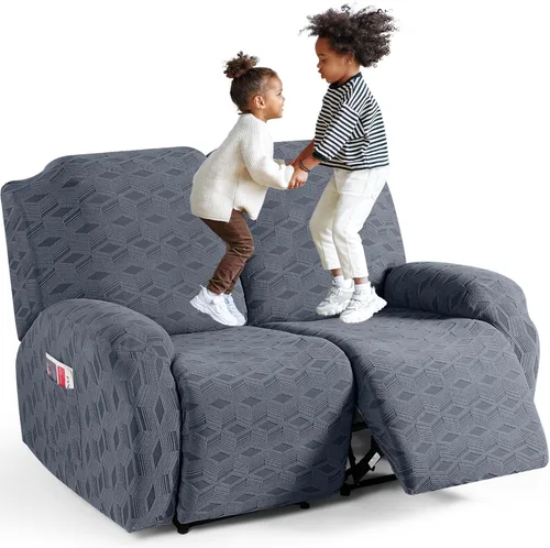 Vista 36 de TAOCOCO Funda para Reclinable de 3 Piezas, Fundas para Silla Reclinable, Funda Elástica de Jacquard para Silla Reclinable, Protector de Muebles