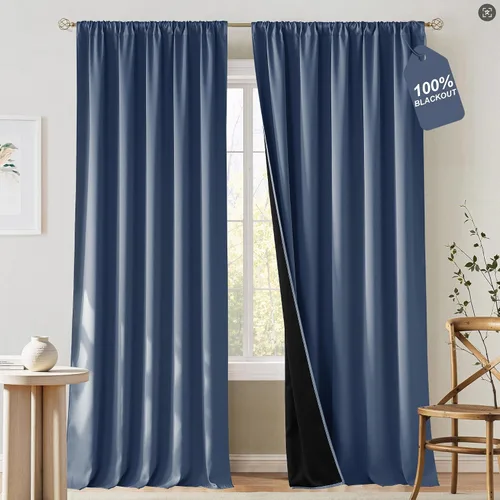 Vista 67 de NICETOWN Biscotti - Cortinas de cocina beige de 36 pulgadas de largo, bolsillo para barra, 100% opacas, casuales y relajantes, tratamientos