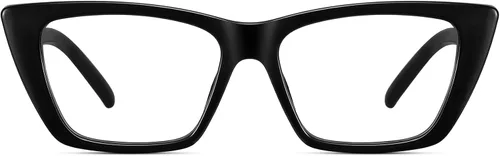Vista 3 de WOWSUN Narrow Small Vintage Cat Eye Frames Eyeglasses for Women Retro Blue Light Blocking Computer Glasses
