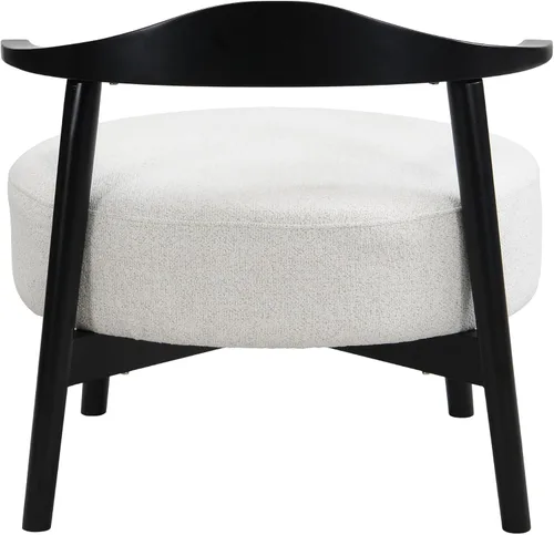 Vista 8 de Christopher Knight Home Ipomoea - Silla decorativa de respaldo bajo, silla de sala de estar, silla cómoda para dormitorio, silla auxiliar de madera