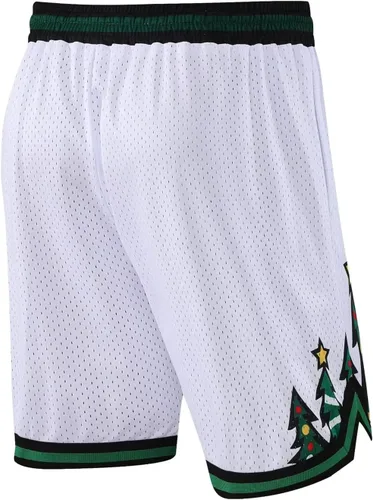 Vista 4 de BOOMLEMON Pantalones cortos de baloncesto para hombre, pantalones cortos de entrenamiento de gimnasio, pantalones cortos deportivos de malla