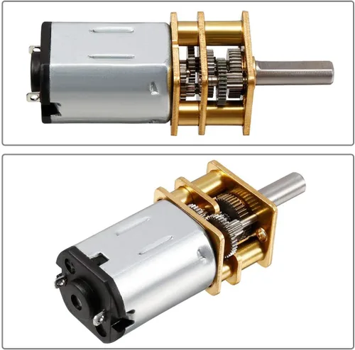 Vista 6 de DC 6V 30RPM N20 Mini engranaje de engranajes de metal motor 0.118 in eje para robot rueda DIY juguetes