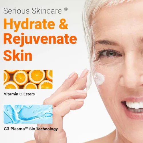 Vista 5 de Serious Skincare C-EXTREME RESULTS 2 oz - Exfoliante facial de limpieza profunda y rejuvenecimiento de poros, vitamina C, colágeno y enzimas