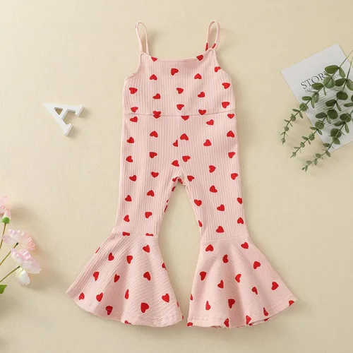 Vista 6 de Traje de 4 de julio para niña pequeña, traje rojo, blanco y azul, estampado de helado, ropa del 4 de julio