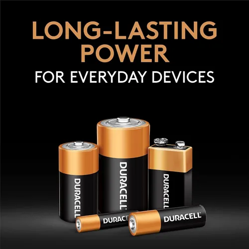 Vista 6 de Duracell CopperTop AAA - Paquete combinado de 24 pilas alcalinas de 9 V + 6 unidades - Larga duración, multiusos, triple A y batería de 9 V - 30