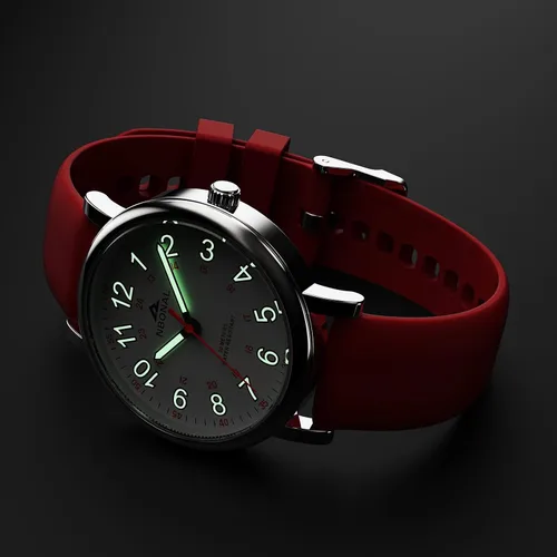 Vista 5 de Nurse Watch for Medical Doctor Professionals Student Easy Read Dial with Luminous 24 Hours Red Second Soft Silicone Band 30M Waterproof