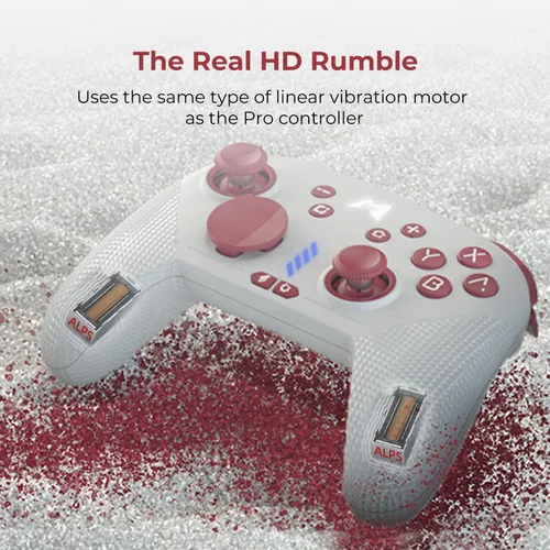 Vista 3 de MOBAPAD ChiTu Wireless Pro Controller for Switch, Hall Effect Joystick, HD Rumble, Mecha-Tactile Action Buttons, 2 Programmable Back Buttons, NFC