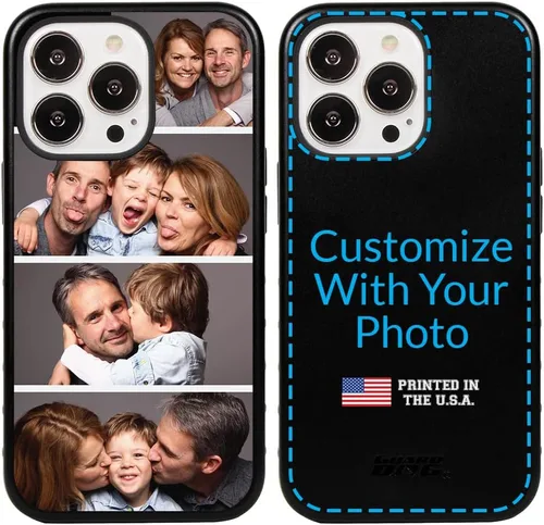 Vista 7 de Guard Dog Funda compatible con iPhone 13 Pro, grado militar, protección resistente de dos piezas, personalizada, fotos, seis marcos