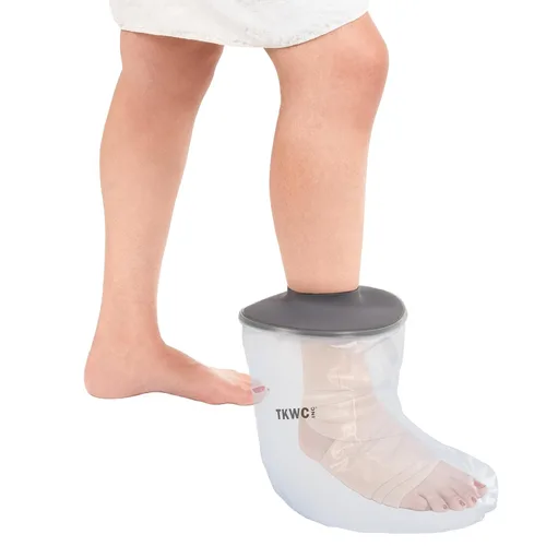 Vista 10 de TKWC INC Funda impermeable para piernas para ducha - Protector de pies hermético (Extra Ancho XL)