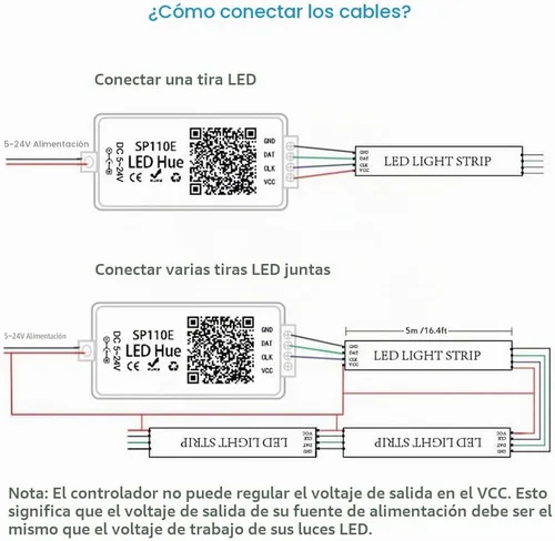 Vista 7 de ALITOVE WS2812B WS2811 direccionable LED Bluetooth controlador iOS Android App Control remoto inalámbrico DC 5V ~ 24V para SK6812 SK6812-RGBW WS2812