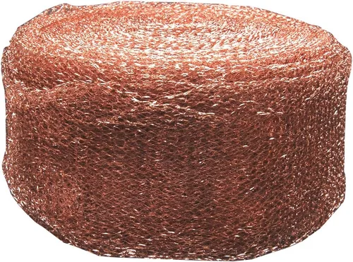Vista 2 de Haierc 100% malla de cobre rollo hueco bloqueador de cobre relleno de agujero de construcción 5 pulgadas x 100 pies