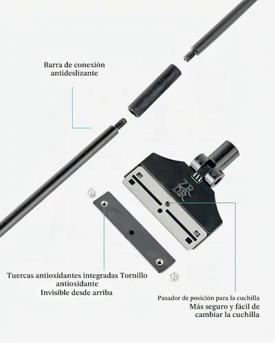 Vista 5 de Herramienta de limpieza de algas para acuarios de vidrio