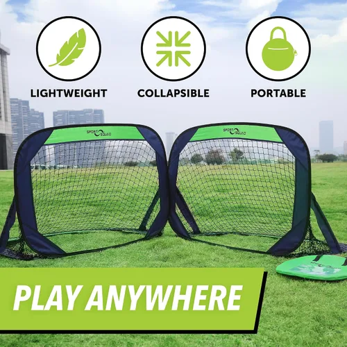 Vista 2 de Sport Squad Portable Soccer Goal Net Set