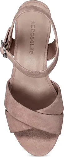 Vista 4 de Aerosoles Sandalia de tacón elegante para mujer, rubor, 6 de ancho, Rosa (Blush)