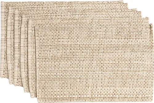 Vista 26 de Camino de mesa 100% algodón para mesas de comedor, rectangular, tejido de dos tonos, 72 x 13 pulgadas, suave y duradero, color negro (paquete de 1)