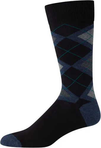Vista 5 de Cole Haan Calcetines para hombre, paquete de 6 rayas Crew
