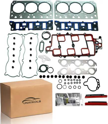 Vista 23 de MLS - Juego de juntas de cabeza con 10 tornillos de cabeza con sello de silicona compatible con Honda Civic LX DX 2001-2005
