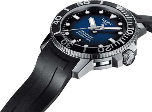 Vista 5 de Tissot Reloj casual Seastar 6601000 de acero inoxidable para hombre