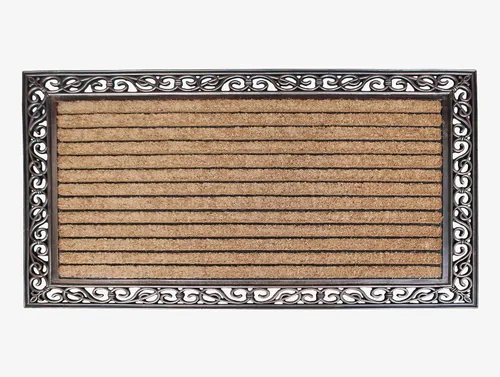 Vista 27 de A1HC Tapete para Puerta de Fibra de Coco Natural y Caucho, 30"x48" – Grueso, Duradero, Resistente, Anti-Desprendimiento, Resistente a la Medio