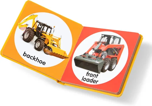 Vista 4 de Melissa & Doug 41533 Poke-a-Dot Construction Vehicles Libros de actividades 3+ Regalo para niño o niña