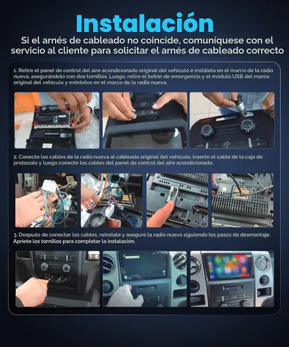 Vista 2 de Radio de coche para Ford F150 2009-2014: [4G+64G] 9 pulgadas 1280 * 720