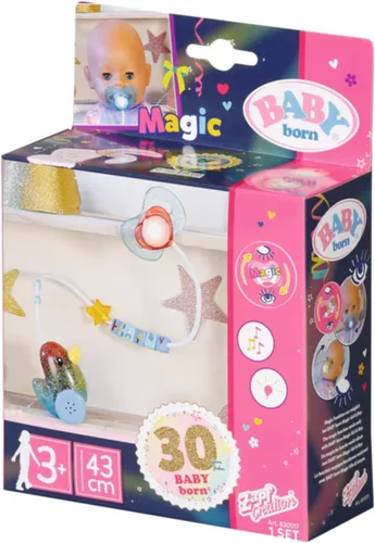 Vista 8 de BABY born 830017 Baby Birthday - Maniquí mágico interactivo de 16.9 in para niños pequeños de 3 años en adelante, abre y cierra los ojos