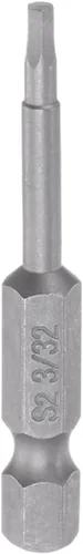 Vista 6 de HARFINGTON Broca de destornillador hexagonal de 1/8 "SAE 1/4" vástago hexagonal de 2 pulgadas de longitud magnética S2 brocas eléctricas de acero