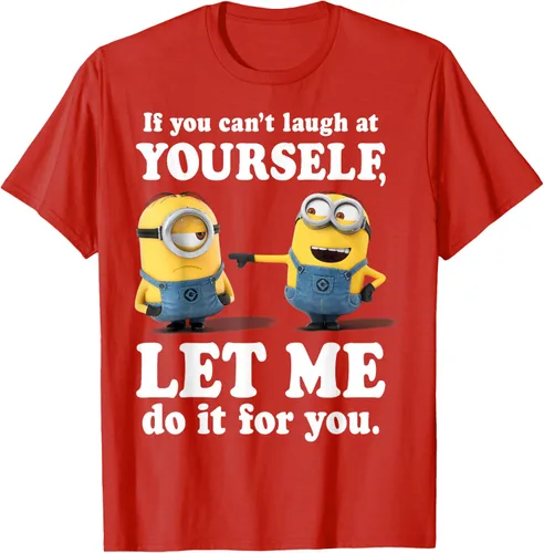 Vista 87 de Camiseta gráfica de Minions de Mi villano favorito: Ríete de ti mismo Negro