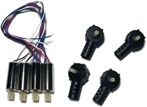 Vista 6 de Ajuste para K3 E99 y PRO Mini RC Drone Accesorio para E99 y K3 Pro RC Quadcopter Motor Gear Accesorio Brazo Motor Motor con Base Kit de piezas
