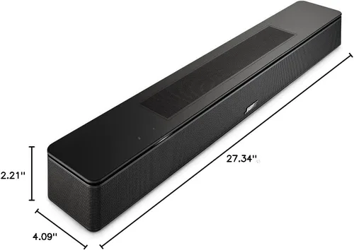 Vista 3 de Bose Barra de sonido inteligente 600 con Dolby Atmos, barra de sonido inalámbrica Bluetooth para TV con micrófono integrado y control de voz Alexa