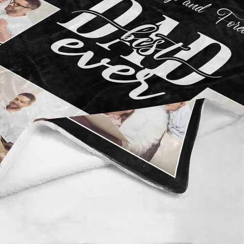 Vista 5 de D-Story Manta de fotos personalizada, manta de foto personalizada para disfraz, primera manta de microforro polar ultra suave, manta de cama de 40 x