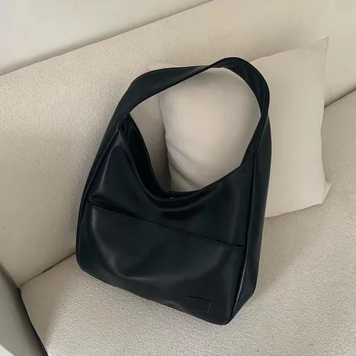 Vista 4 de Bolso de hombro Bolso grande de cuero sintético