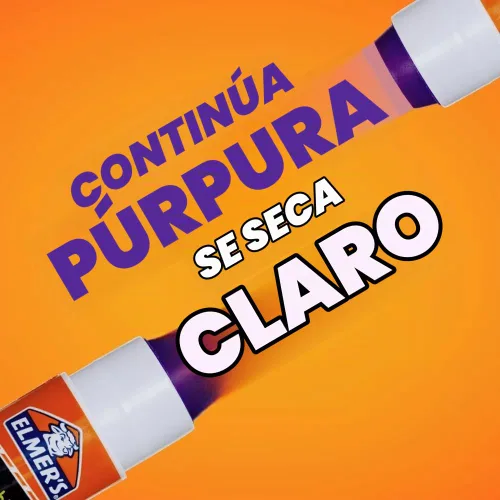 Vista 3 de Elmer's Barras de pegamento escolar púrpura desaparecido, 0.21 onzas, paquete de 2 (E522) paquete de 4