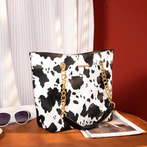 Vista 2 de Montana West Bolso de mano para mujer con asa superior con cadena