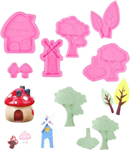Vista 8 de Rolin Roly Molde de silicona para tartas de flores, molde de fondant de conejo, moldes de chocolate rosa, molde de arcilla polimérica, moldes
