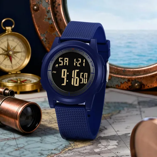 Vista 7 de LN LENQIN Mens Watches Digital Watch for Men Stopwatch Ultra-Thin Minimalist Military Sports Waterproof Mens Wrist Watches with LED