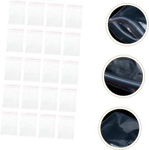 Vista 4 de EXCEART 4000 Pcs Bracelet Storage Bags Jewelry Storage Bag Bag Portable Small Transparent Seal Bag Jewelry Storage Pouch Jewelry Packing Bag Pe