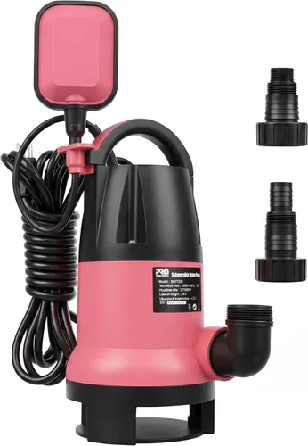Vista 10 de Bomba de sumidero, Prostormer 1HP 3700GPH Bomba sumergible para agua limpia/sucia con interruptor automático de flotación para alberca, estanque