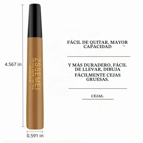 Vista 7 de Lápiz de cejas impermeable para mujer, lápiz de cejas de tatuaje de microblading, de larga duración todo el día, crea un aspecto natural