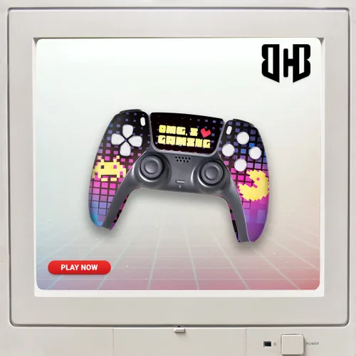 Vista 351 de Battman Custom PS-5 Controller Wireless compatible with Play-Station 5 Console by BCB Controllers Proudly Customized in USA with Permanent