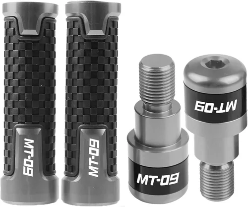 Vista 21 de Para Yamaha MT-09 FZ-09 2014 2015 2016 MT09 FZ09 MT FZ 09 Accesorios de motocicleta Manillar Grips Mano extremos Cap (Color : A Negro)