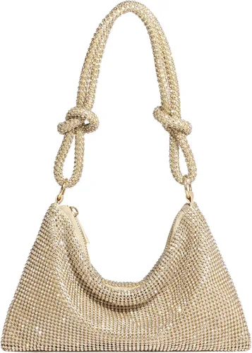 Vista 12 de Bolso de diamantes de imitación para mujer, bolso de noche con brillos, mini bolsos de mano