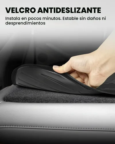 Vista 7 de LASFIT Alfombrillas de respaldo de asiento trasero para Tesla Modelo Y 2020