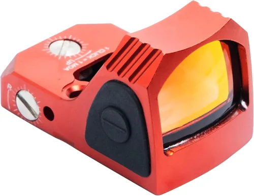 Vista 8 de UL1 Mira de punto rojo 1x22mm 3 MOA Retícula (corte para pistola RMR) Mira reflex para pistola con montura Picatinny de 20mm incluida
